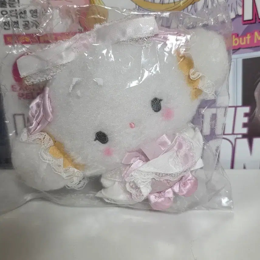 [BUNJANG] Sanrio Frill Corgi Myu Mascot Plush / [산리오] 프릴 코기뮹 마스코트 인형