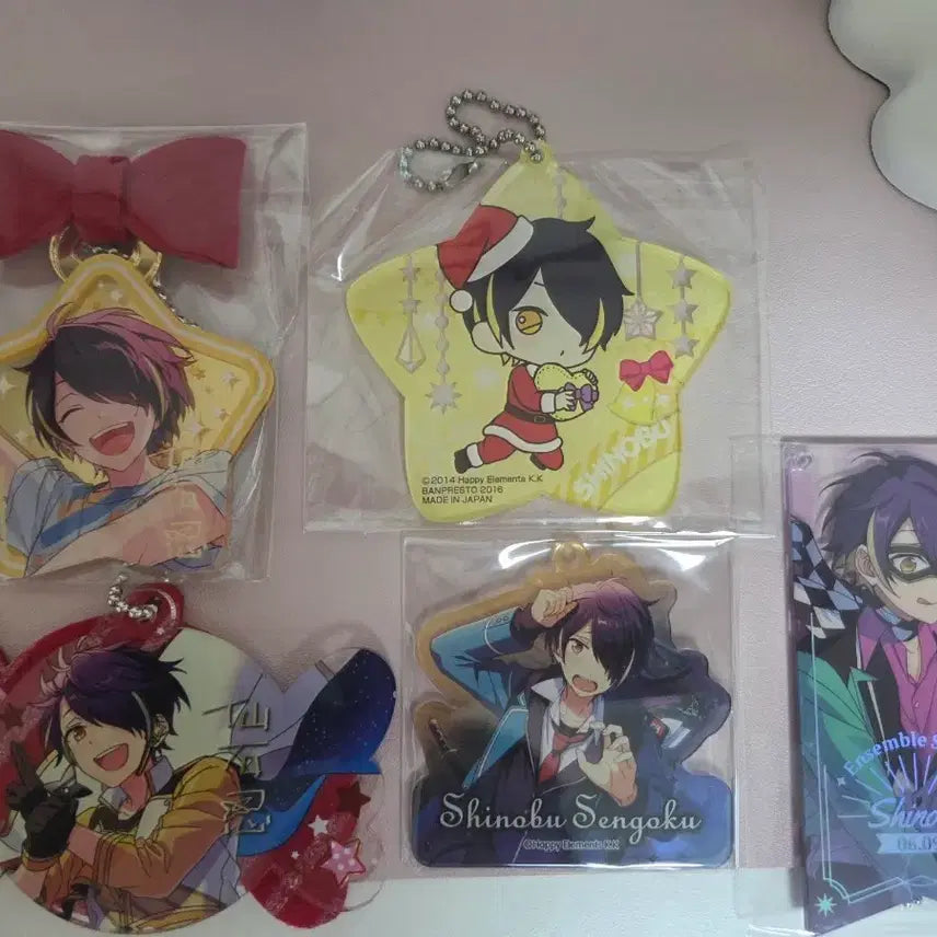 [BUNJANG] Ensemble Stars Sengoku Shinobu Keychain Bundle Set / 앙스타 센고쿠 시노부 키링 일괄판매