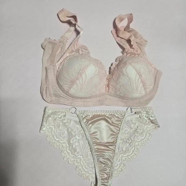 [BUNJANG] Women's Lace Lingerie Set (Bra and Panty) / 여성속옷
