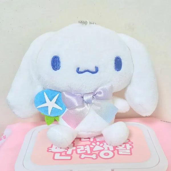 [BUNJANG] Morning Glory Cinnamoroll Mascot Doll Keyring / 나팔꽃 시나모롤 마스코트 인형 키링