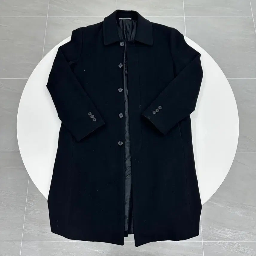 [BUNJANG] Giorgio Armani Collezione Single-Breasted Wool Coat Black / Armani 아르마니 꼴레지오니 싱글 브레스트 코트 블랙