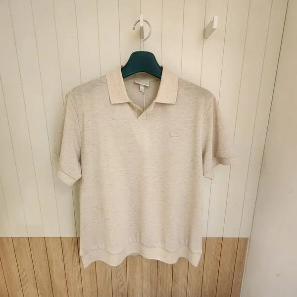 [BUNJANG] Lacoste Men's Basic Open Collar Polo Shirt / (새상품) 라코스테 남성 베이직 오픈 카라 폴로 셔츠 (카라티)
