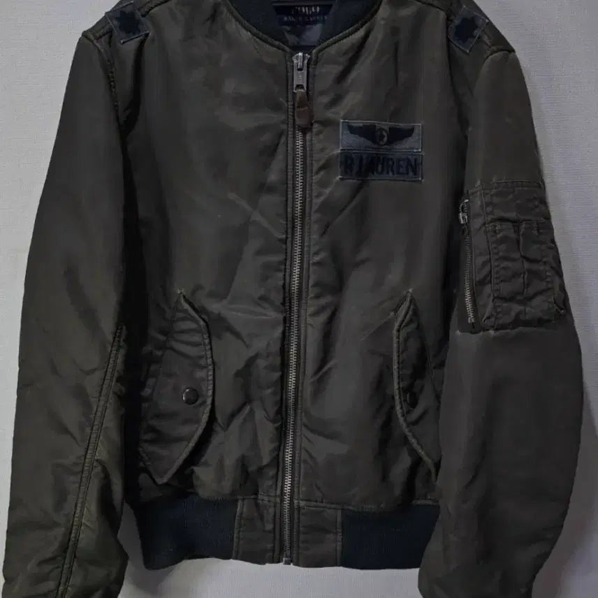 [BUNJANG] Polo Ralph Lauren Cargo Patch Bomber Jacket / 폴로 POLO 카고완장 항공점퍼 봄버 자켓 95/M