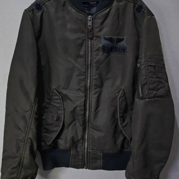 [BUNJANG] Polo Ralph Lauren Cargo Patch Bomber Jacket / 폴로 POLO 카고완장 항공점퍼 봄버 자켓 95/M