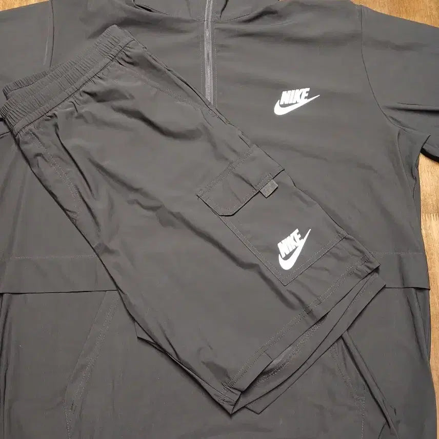 [BUNJANG] Nike Training Functional Anorak Set Black Size 110 / 나이키 트레이닝 기능성 아노락세트 블랙 110