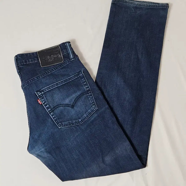 [BUNJANG] Levi's Black Patch Washed Denim Pants (34x34) / 리바이스 블랙패치 워싱 데님팬츠 청바지 진 밴딩 34 x 34