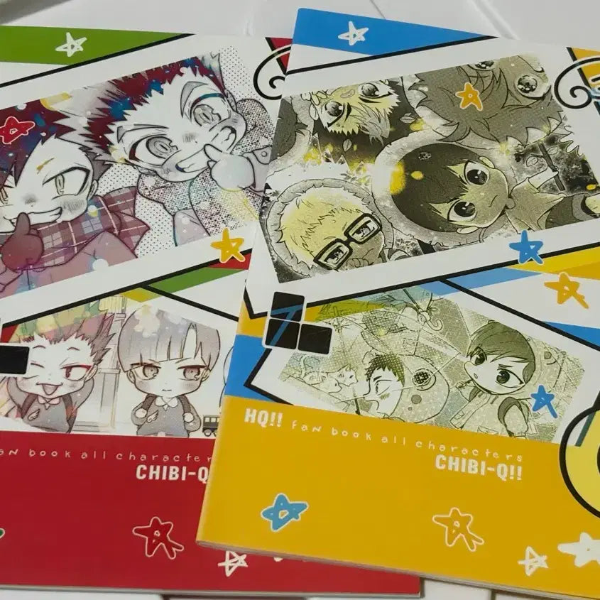 [BUNJANG] Haikyuu!! Chibi-Q Vol. 1-2 Complete Bundle Set / 하이큐 회지 일괄