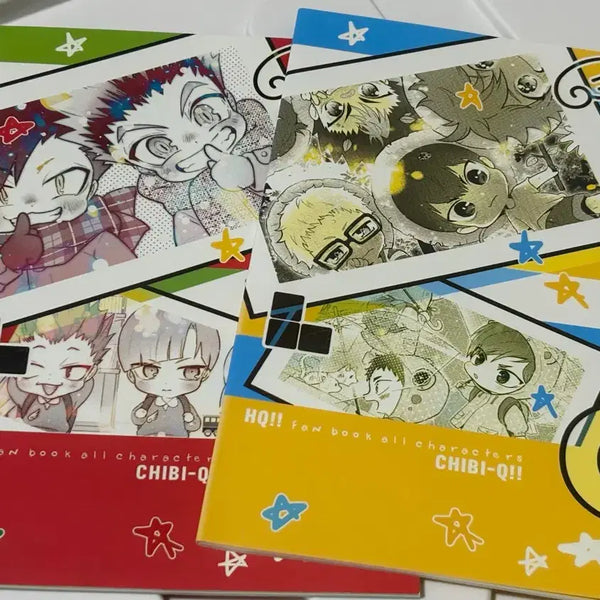 [BUNJANG] Haikyuu!! Chibi-Q Vol. 1-2 Complete Bundle Set / 하이큐 회지 일괄
