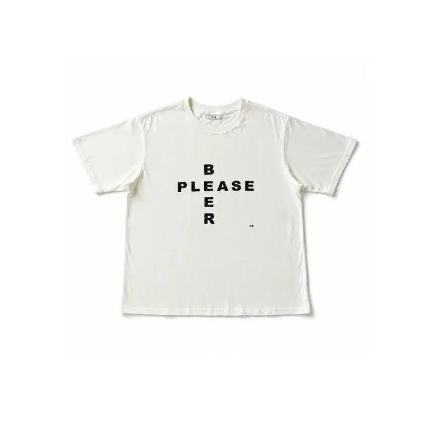 [BUNJANG] Crochet ANT Beer Please T-shirt / 크로쉐안트 티셔츠 Beer please T-shirts