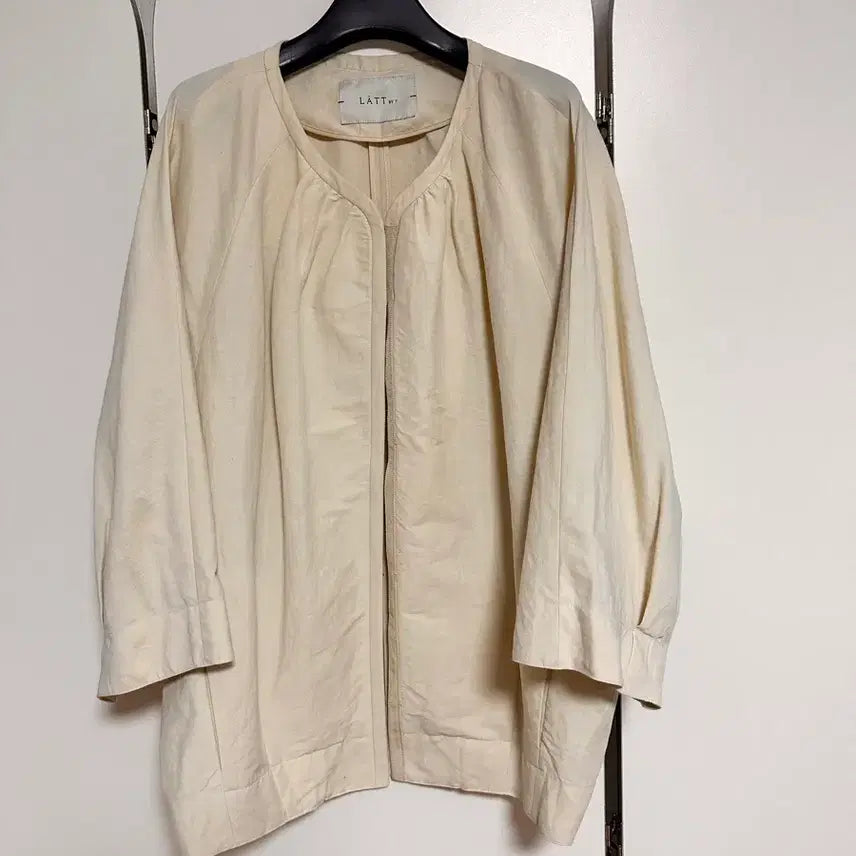 [BUNJANG] System Latte Double Linen Jacket Ivory F / 한섬 래트 바이티 아이보리 린넨 자켓 F 상태 좋아요