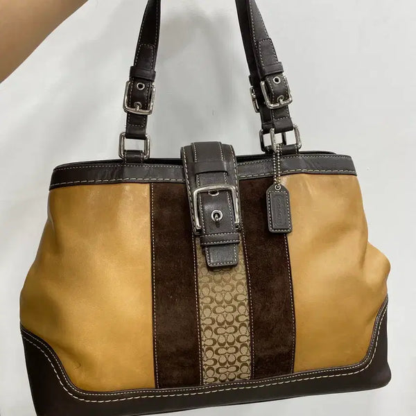 [BUNJANG] Vintage Coach Soho Signature Shoulder Bag / [free/유일매물] 00s빈티지 올드 코치 y2k 시그니처 소호 숄더백