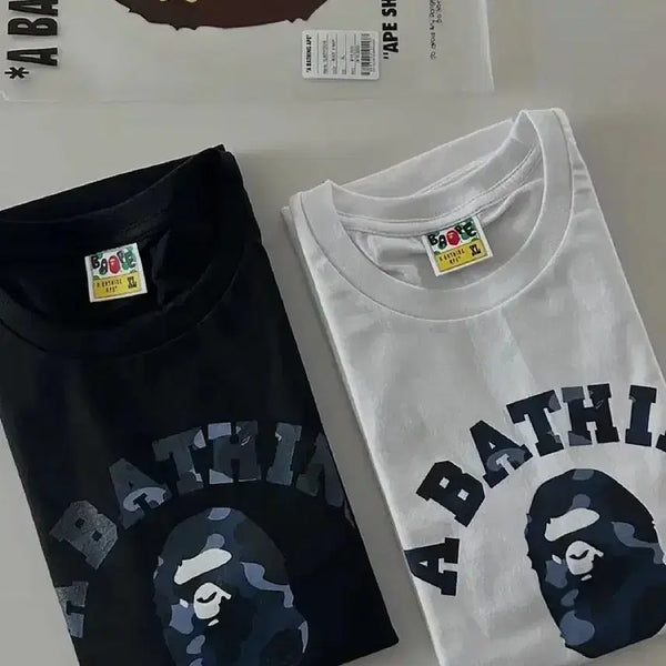 [BUNJANG] BAPE Camo Blue T-shirt / 특가)무료배송) 베이프 카모 블루 반팔