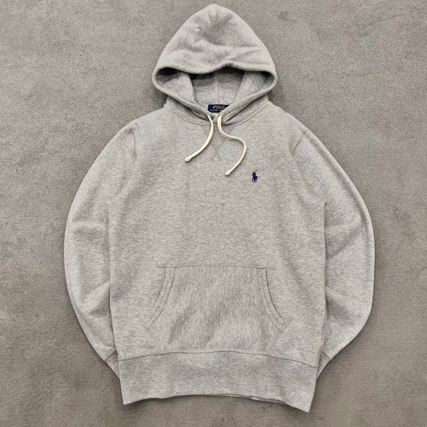 [BUNJANG] Polo Ralph Lauren Grey Hoodie / S 폴로 랄프로렌 그레이 후드티