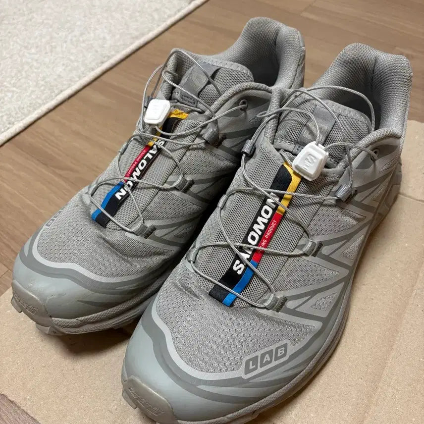 [BUNJANG] Salomon XT-6 Ghost Grey Running Shoes / 살로몬 XT-6 고스트그레이 275