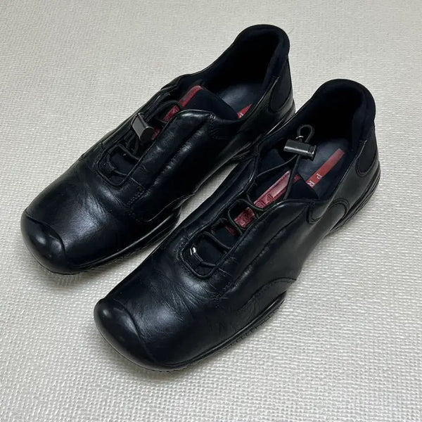 [BUNJANG] Prada Sport Leather Sneakers UK 8 / 90s PRADA SPORT / 프라다 스포츠 레더스니커 uk8