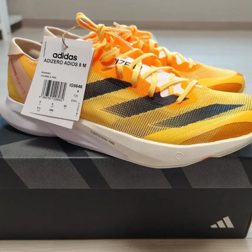[BUNJANG] Adidas Adizero Adios 8 Running Shoes (265mm) / [새제품]아디다스 아디제로 아디오스8 265mm