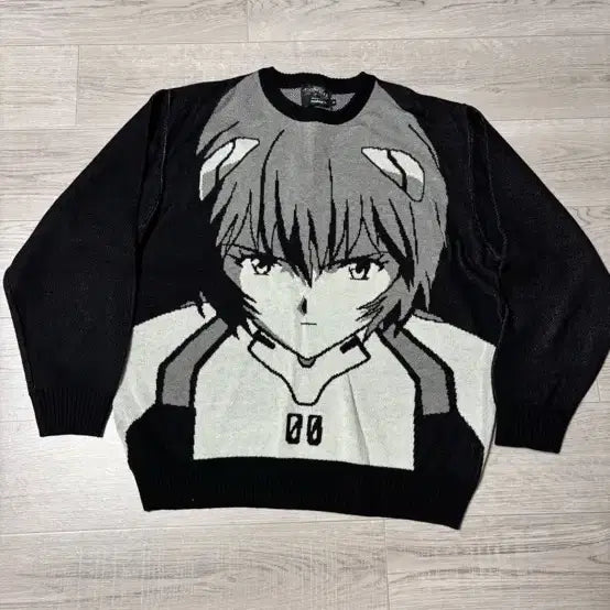 [BUNJANG] Evangelion Mari Makinami Illustrious Knit Sweater / [S] 에반게리온 마하그리드 레이 니트