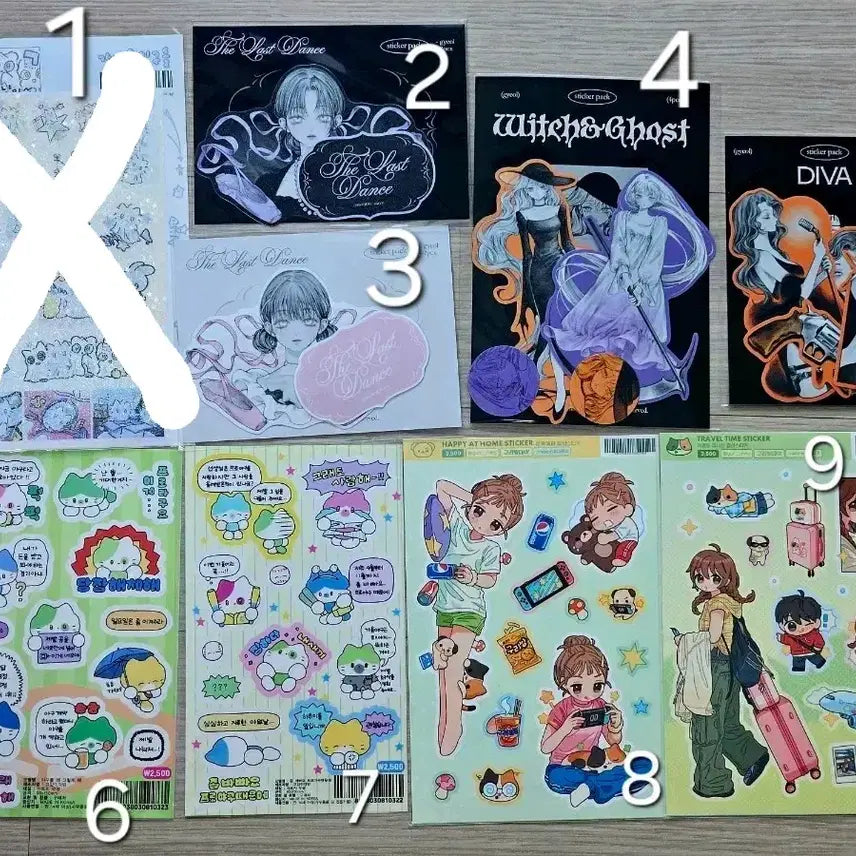 [BUNJANG] Gyeol, Cat Cafe, Guriming Day Stickers / [스티커 판매] 결, 고양이다방, 구리밍데이