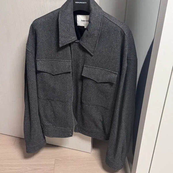 [BUNJANG] Tonewolf Wool Jacket Dark Grey / 토니웩 울 자켓 다크그레이
