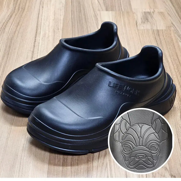 [BUNJANG] Lifework Spacerun Slip-on Shoes Black Rubber Size 260-270 / 라이프워크 스페이스런 슬립온 260~270
