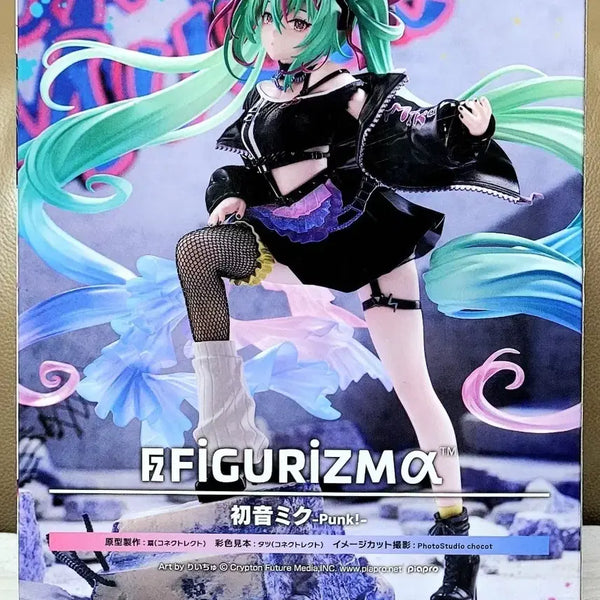 [BUNJANG] SEGA FIGURIZMA Hatsune Miku Punk! Figure (Sealed New Product) / 세가 정품 FIGURIZMA 하츠네 미쿠 Punk! 피규어(미개봉새상품)