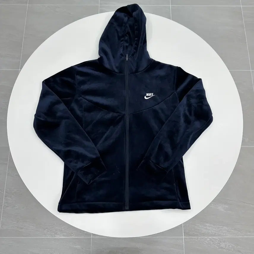 [BUNJANG] Nike Velvet Hooded Zip-Up Jacket L / 나이키 벨벳 후드집업 y2k 100 L