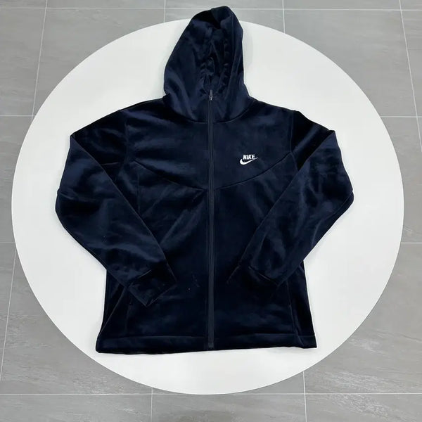 [BUNJANG] Nike Velvet Hooded Zip-Up Jacket L / 나이키 벨벳 후드집업 y2k 100 L