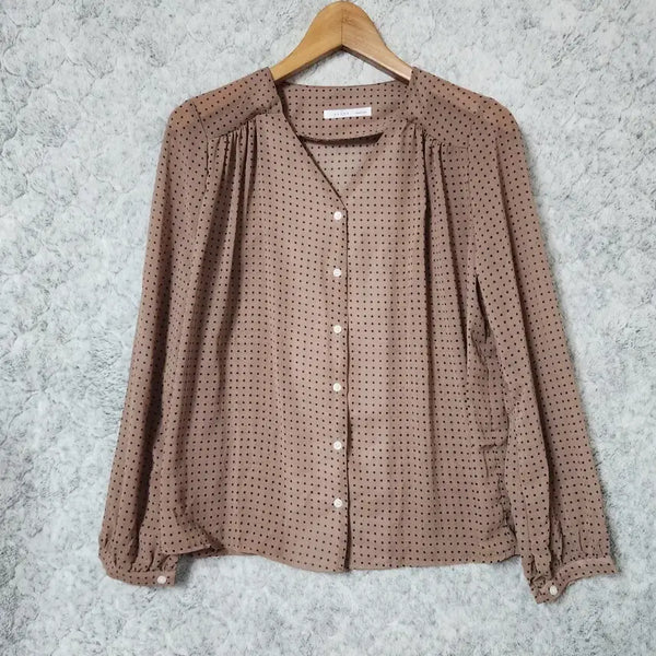 [BUNJANG] 90C Bling Women's Polka Dot Blouse / 90C [F] Bling 여성 도트 블라우스