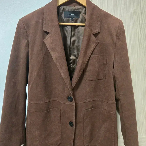[BUNJANG] ON&ON Suede Jacket Brown Size 1 / 온앤온 스웨이드 자켓 브라운 1