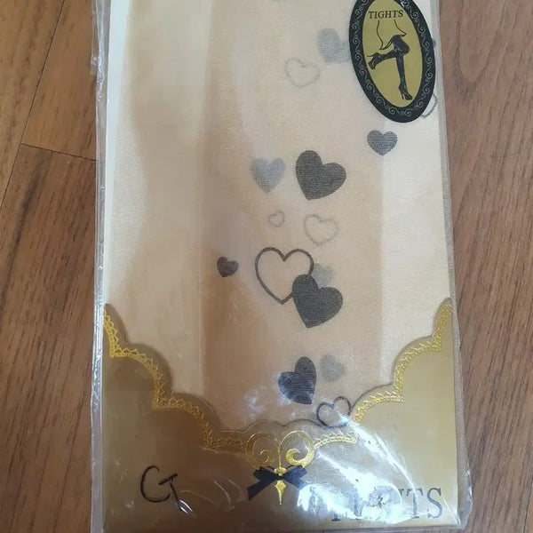 [BUNJANG] Women's Heart Pattern Pantyhose (New) / (새상품/일본)여성용 하트 패턴 팬티스타킹