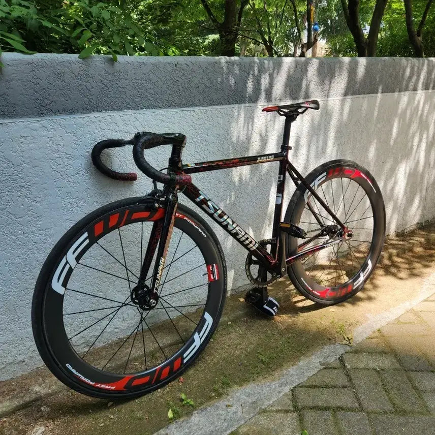 [BUNJANG] Tsunami SNM100 Flame Red S Size Bicycle Frame / 쓰나미snm100 불꽃레드 s사이즈 판매