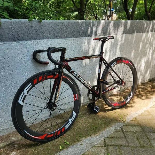 [BUNJANG] Tsunami SNM100 Flame Red S Size Bicycle Frame / 쓰나미snm100 불꽃레드 s사이즈 판매
