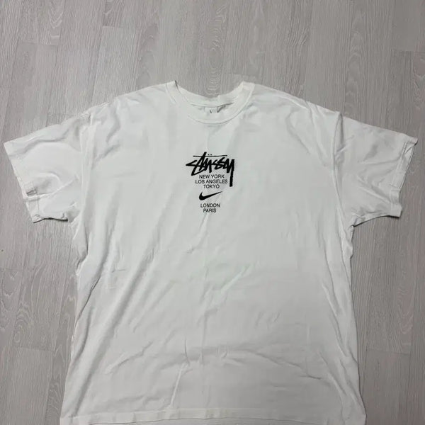 [BUNJANG] Nike x Stussy World Tour T-Shirt / [US사이즈 / 2XL] 나이키x스투시 월드투어 반팔