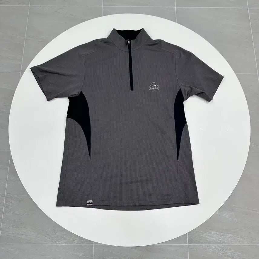 [BUNJANG] EIDE Functional Half-Zip Short Sleeve T-Shirt XL / EIDE 아이더 기능성 하프집업 반팔티 XL 105