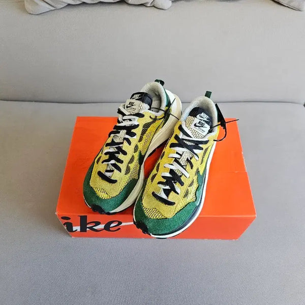 [BUNJANG] Nike Sacai Vaporwaffle "Green Yellow" Sneakers / [270]나이키 사카이 베이퍼와플 노초 옐로우 그린 사카이 나이키 베이퍼