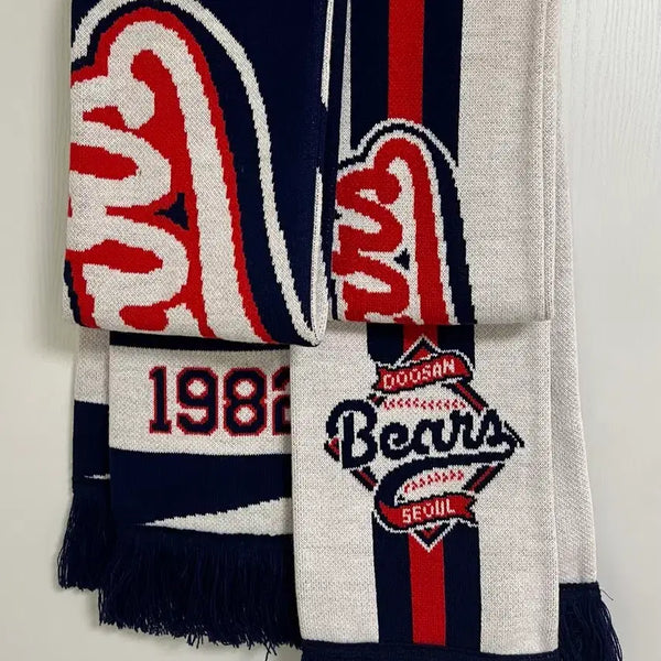 [BUNJANG] Doosan Bears Scarf Bundle Set / 두산베어스 머플러 2개 일괄