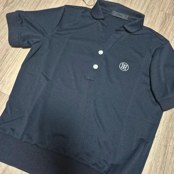 [BUNJANG] Gfore Women's Golf Short Sleeve T-Shirt Navy / 새상품)지포어여성골프티셔츠 지포어여자반팔골프
