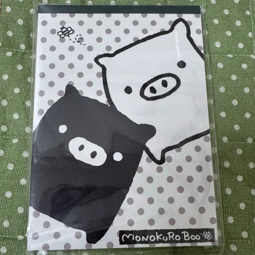 [BUNJANG] Monokuro Boo Character Memo Pad / MonokuRo Boo 메모지 모노쿠로부