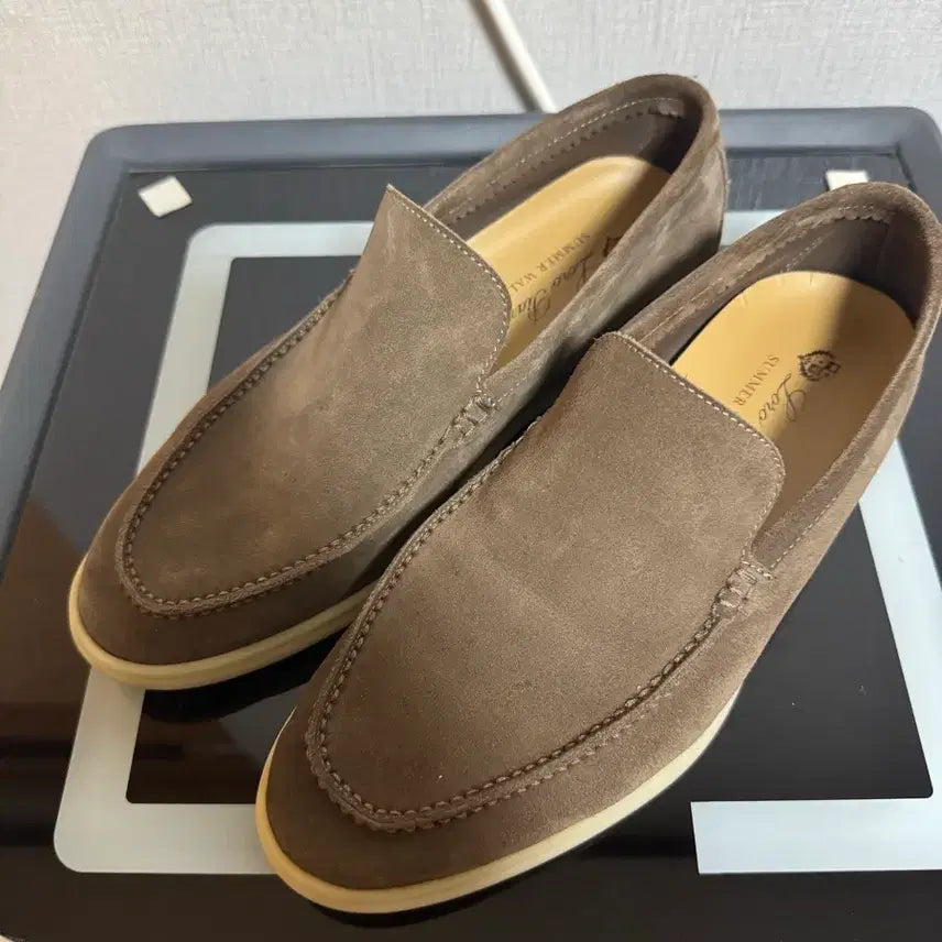 [BUNJANG] Loro Piana Suede Loafers Brown / 로로피아나 로퍼 브라운 스웨이드 41