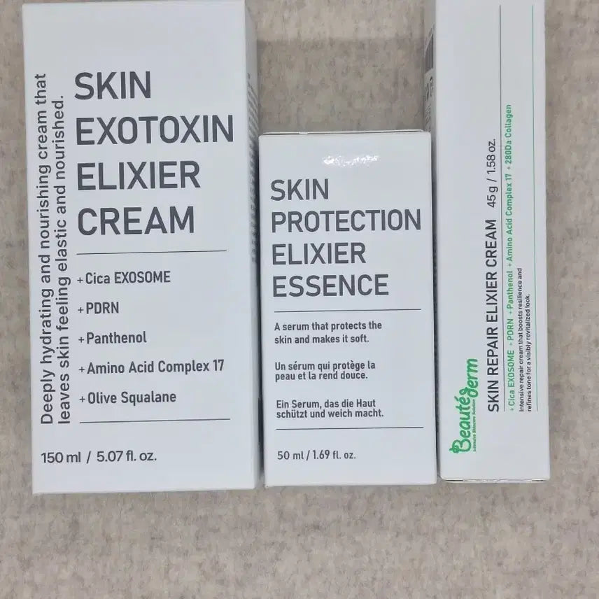 [BUNJANG] Beauderm Elysir Essence Repair Cream Exosome Cream Set / 보떼덤 엘리시어 에센스 리페어크림 엑소토신크림