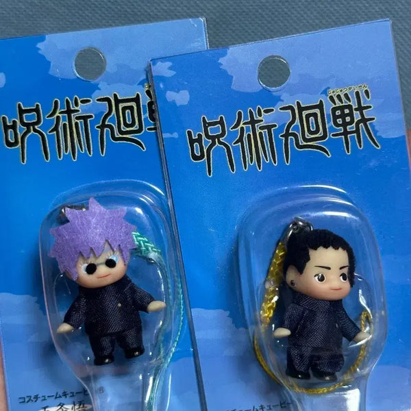 [BUNJANG] Jujutsu Kaisen Kaihou Gyokusetu Gojo Satoru & Geto Suguru Qposket Strap Keychain (Sealed) / 주술회전 회옥옥절 고죠 게토 큐피스트랩 키링 미개봉