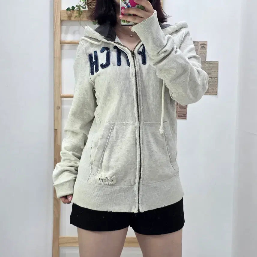 [BUNJANG] Abercrombie & Fitch Zip-Up Hoodie (Size S) / [프립]S/아베크롬비 후드집업