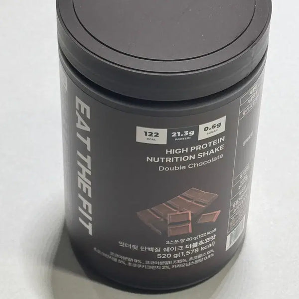 [BUNJANG] It's the Fit Double Chocolate Protein Shake 520g / 잇더핏 단백질쉐이크 더블초코맛 단쉐