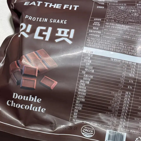 [BUNJANG] It the Fit Protein Shake Double Chocolate / (할인)잇더핏 프로틴 쉐이크 더블 초코맛 단백질쉐이크 단쉐