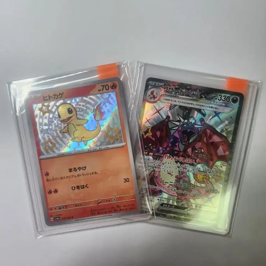 [BUNJANG] Pokemon Shiny Charizard, Charmander Bundle Set / [일판] 이로치 파이리, 리자몽 일괄! (샤이니트레져)