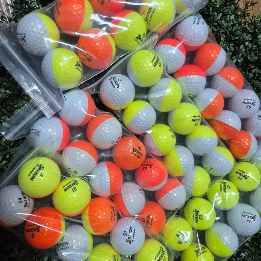 [BUNJANG] Srixon Golf Balls (Lost Ball) - 40 pcs / 스릭슨 반반공 지스타 로스트볼 깔끄미 40알
