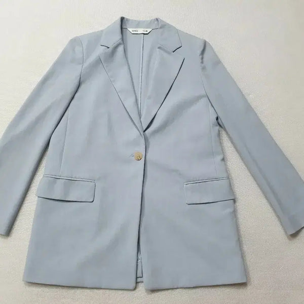 [BUNJANG] MIXXO Single Button Blazer Light Blue / 미쏘 싱글 버튼 블레이저 라이트 블루 55 여성85~90