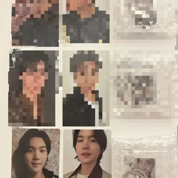 [BUNJANG] BTS Suga Arirang Lucky Draw Photocard & Keyring Set / BTS 방탄소년단 아리랑 특전 슈가 suga