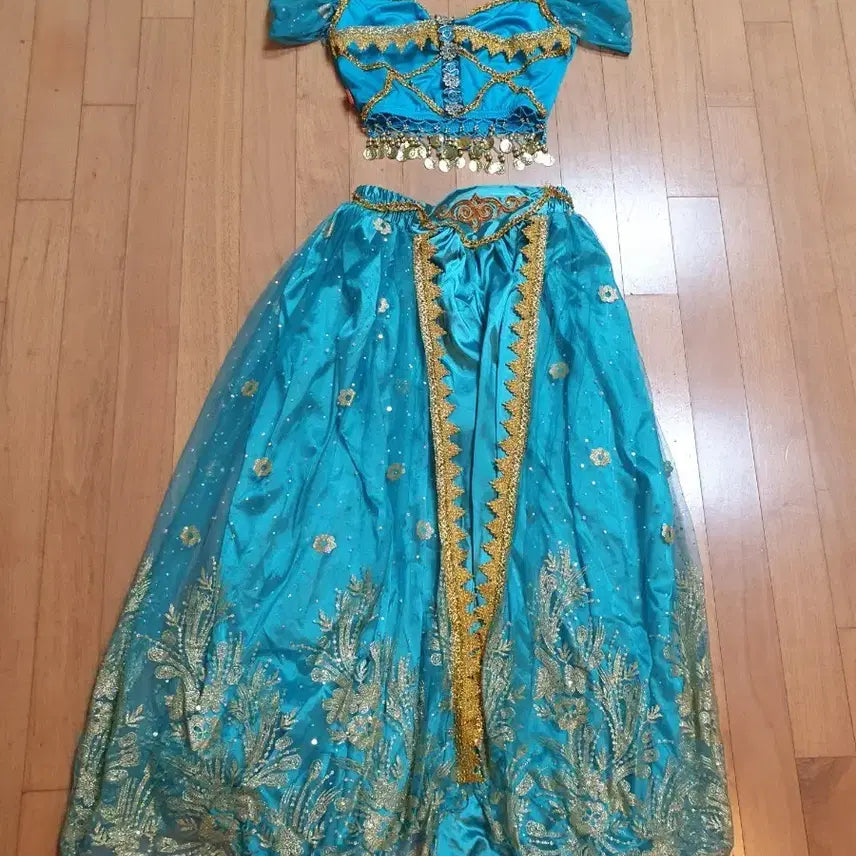 [BUNJANG] Disney Aladdin Jasmine Costume / (판매)디즈니 알라딘 자스민 코스튬 의상