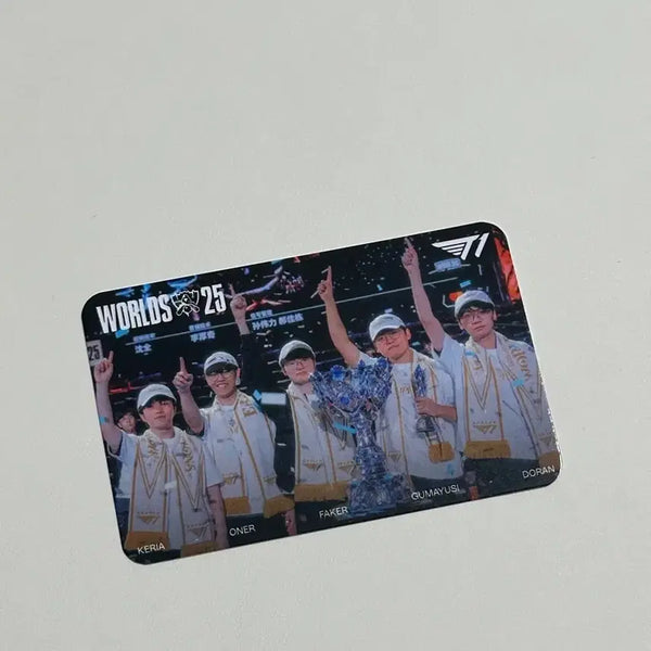 [BUNJANG] T1 MSI Limited Edition Group Photocard / 티원 msi 단체 한정판 포토카드
